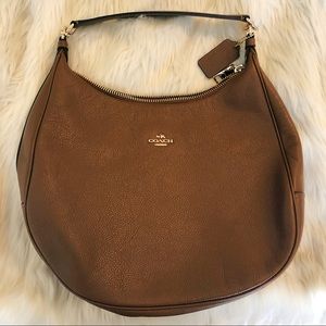 COACH Pebble Grain Leather Hobo Handbag- Brand New
